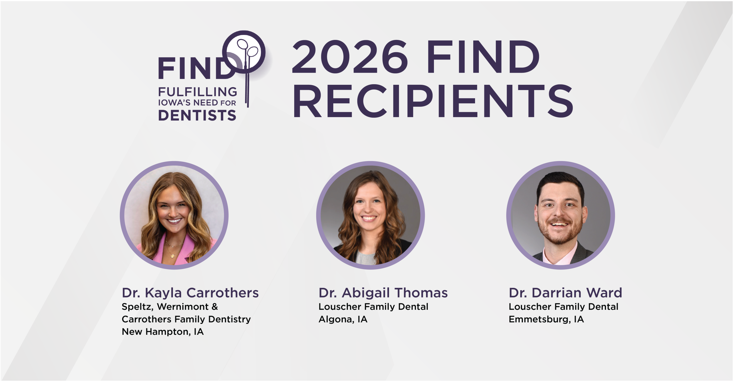 2026 FIND recipients