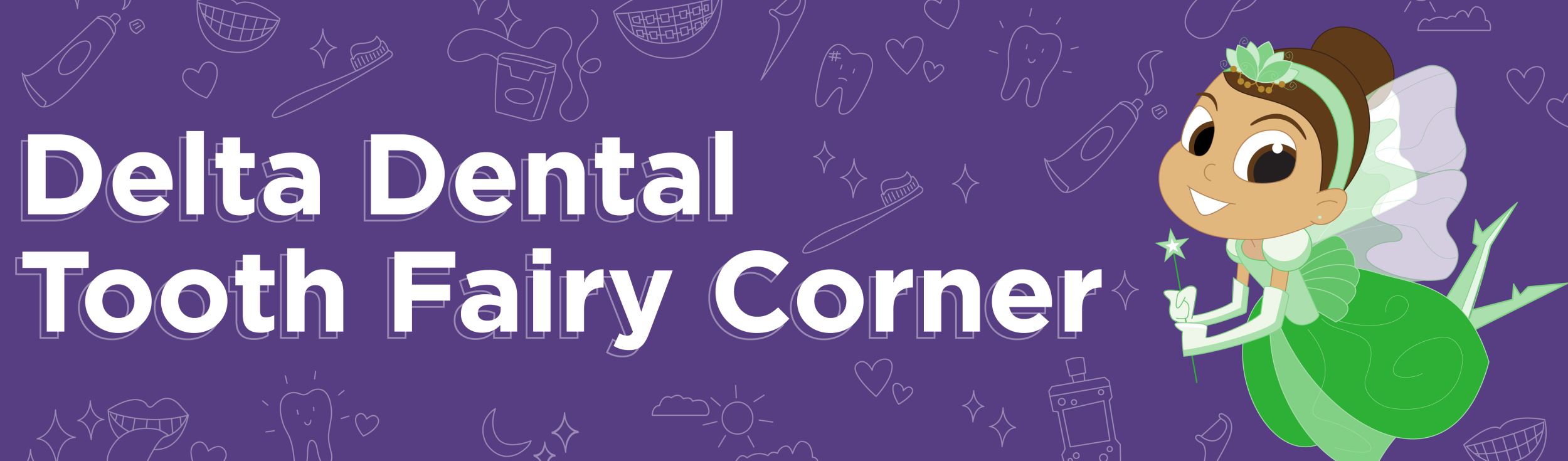 Kids Corner Web Banner with tooth fairy