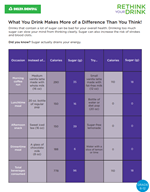 healthy alternatives worksheet